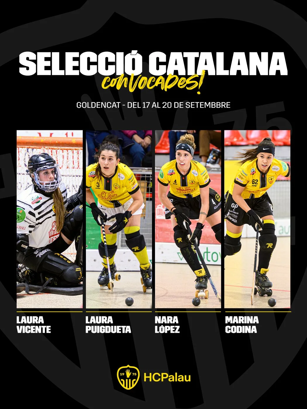 Publicació amb les jugadores convocades per la selecció catalana